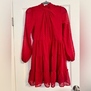 NWT Francesca’s Size Medium Burgandy Dress